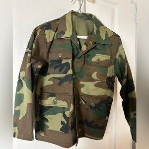 Camouflage Military Style Jacket